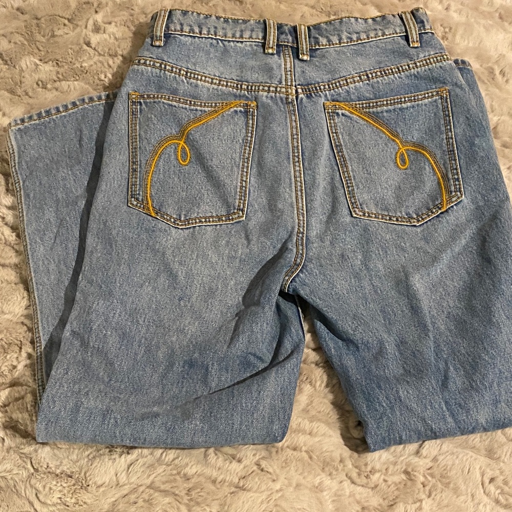 Tory Burch Classic Blue Denim High Waist Jeans - Picture 4 of 4